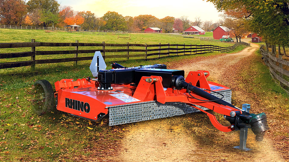 Rhino TR308' TR 300 Series Multi-Spindle Rotary Cutters