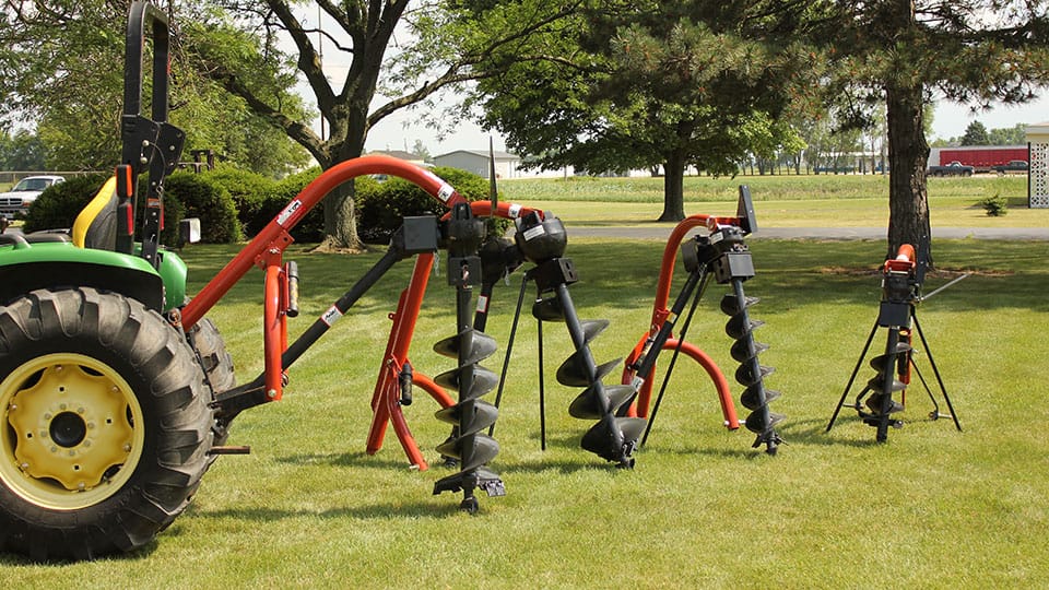 Rhino 3 Pt. Mount Post Hole Diggers