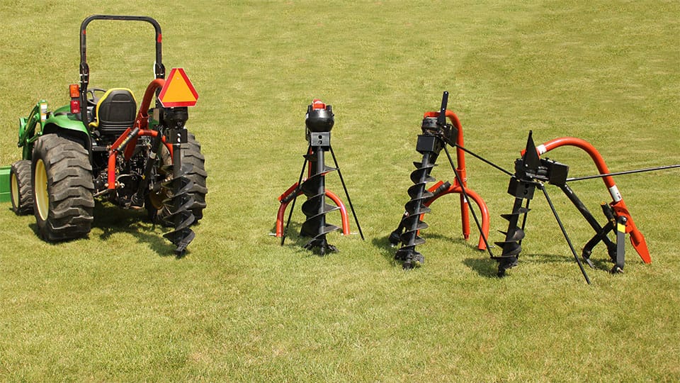 Rhino 3 Pt. Mount Post Hole Diggers